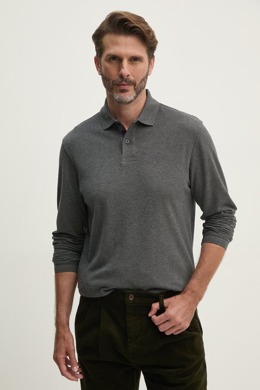 Barbour Памучна блуза с дълги ръкави