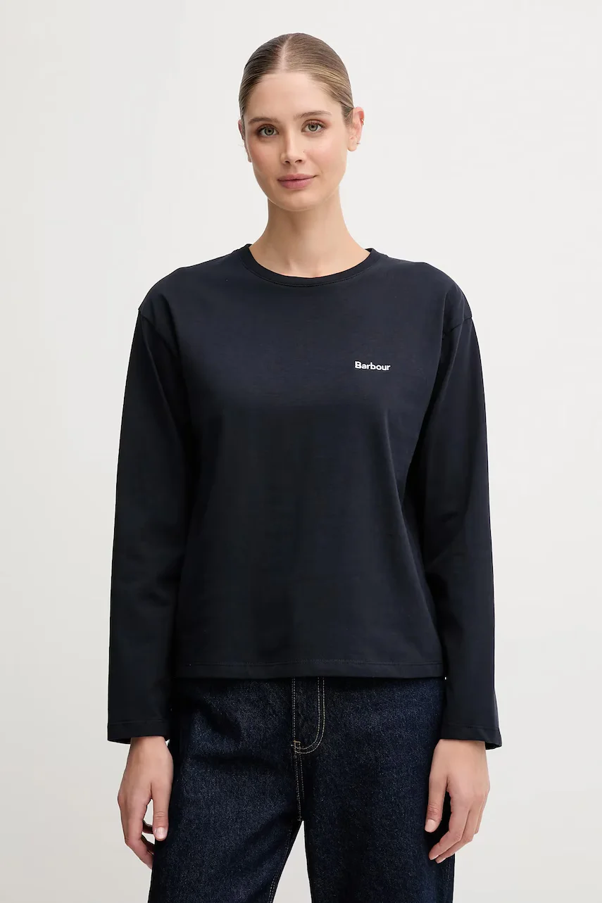 Barbour Памучна блуза с дълги ръкави LAVENSDALE