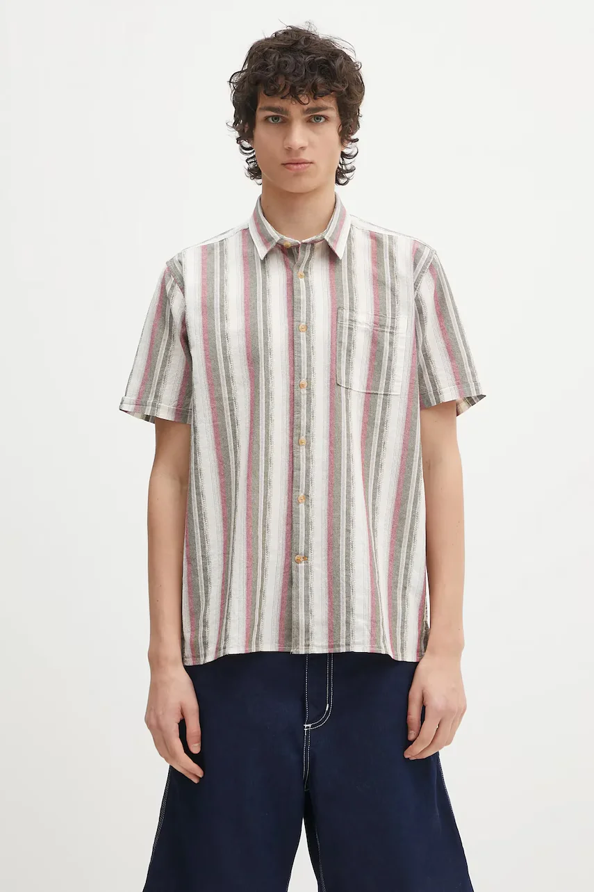 Barbour Памучна риза Lipton Striped S/S Relaxed Fit Shirt
