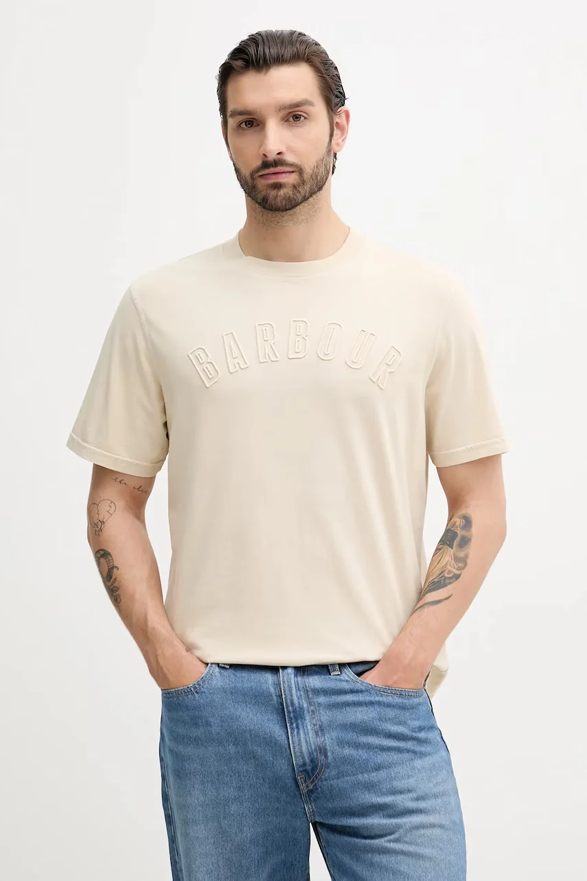 Barbour Памучна тениска BANFORD