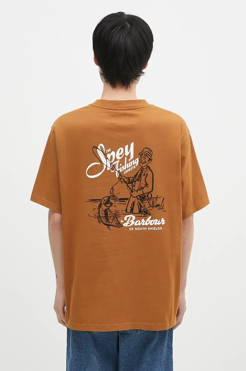 Barbour Памучна тениска Bayard OS Graphic