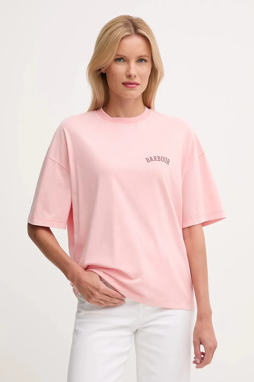 Barbour Памучна тениска CLAYDON