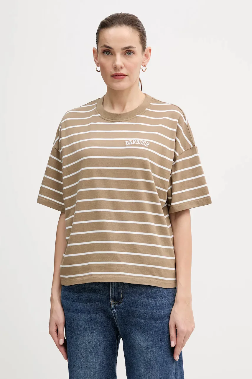 Barbour Памучна тениска FAYE