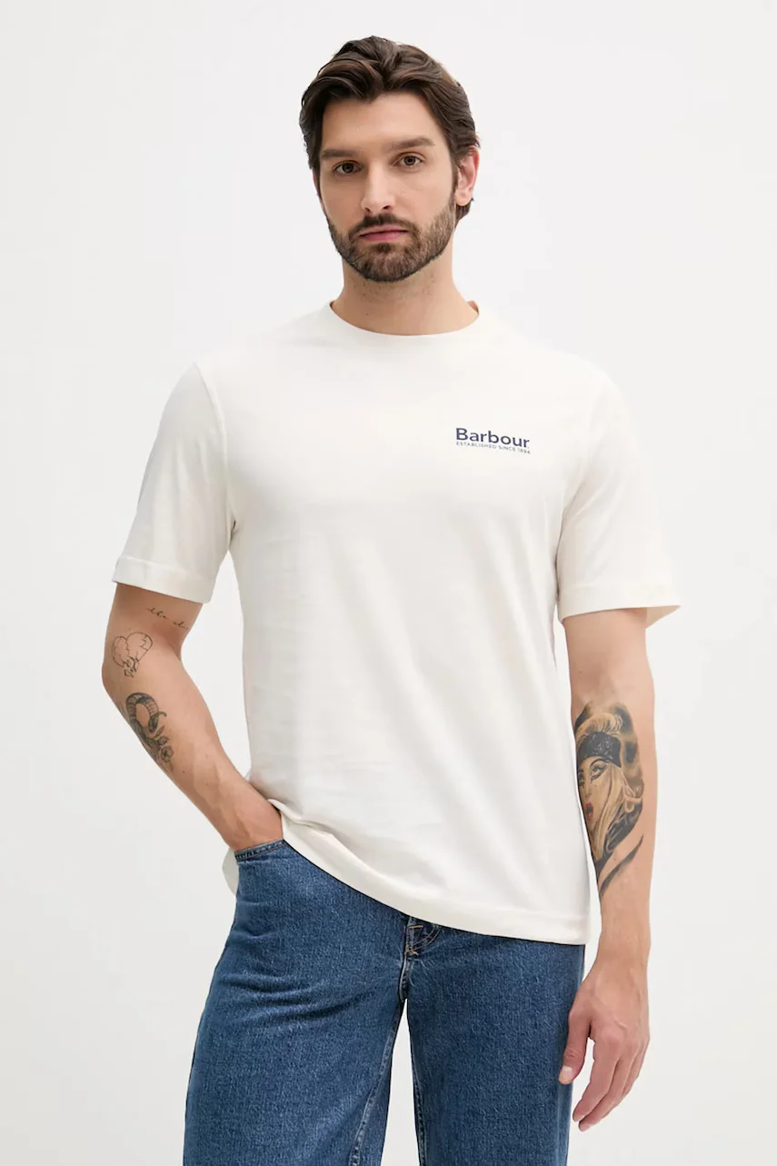 Barbour Памучна тениска MOONWELL