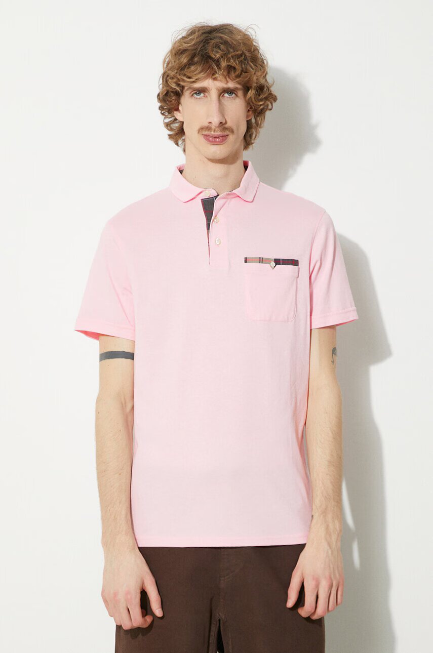 Barbour Памучна тениска с яка Corpatch Polo