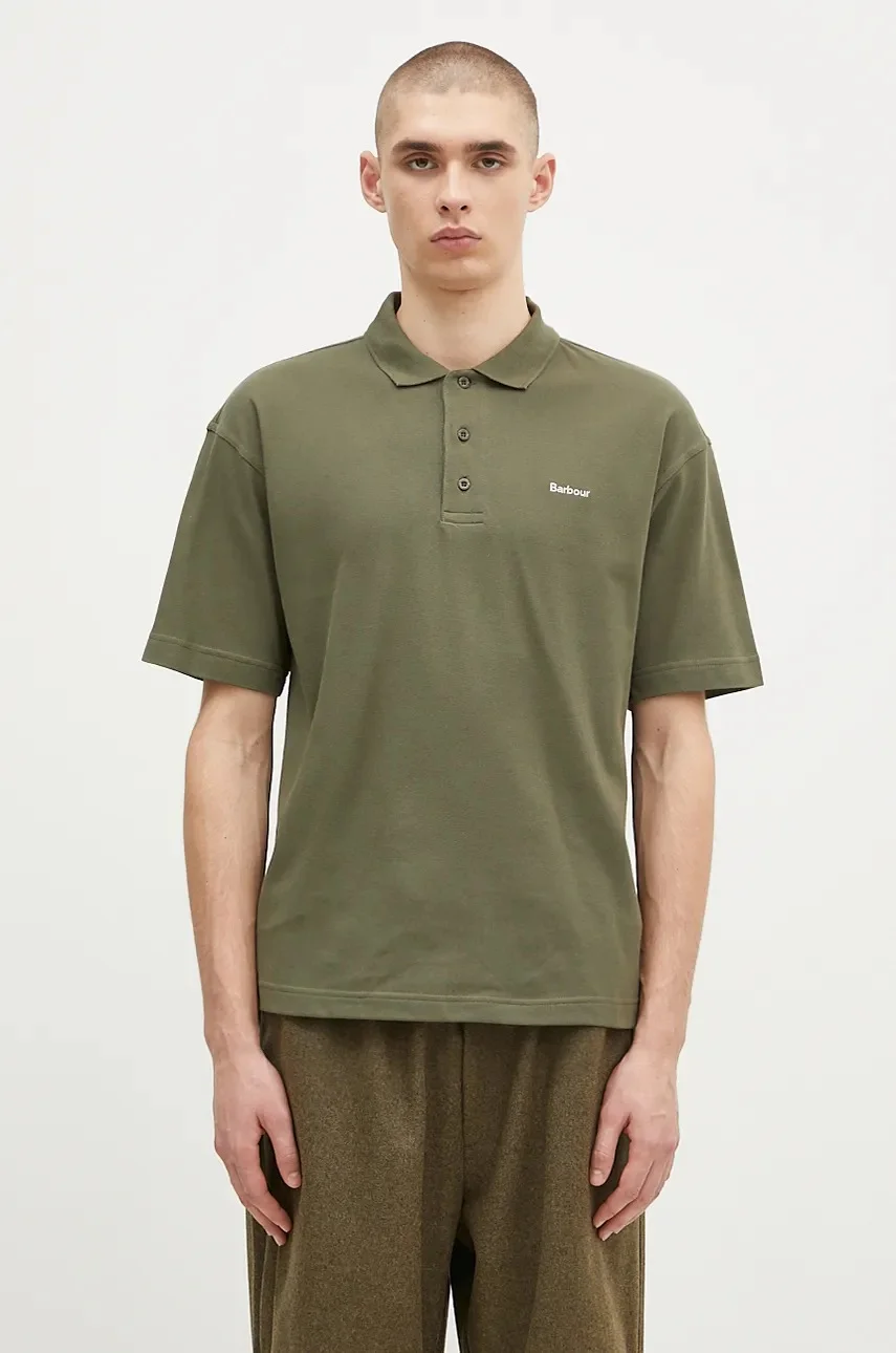 Barbour Памучна тениска с яка Dunand OS Polo Shirt