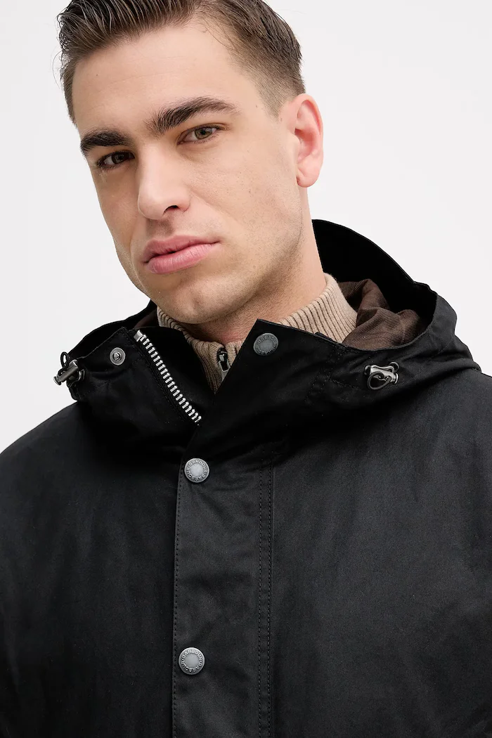 Barbour Памучно яке в черно MWX2525