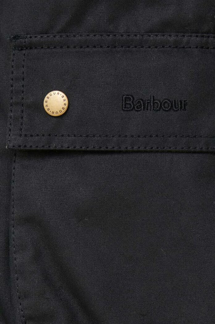 Barbour Памучно яке в черно преходен модел