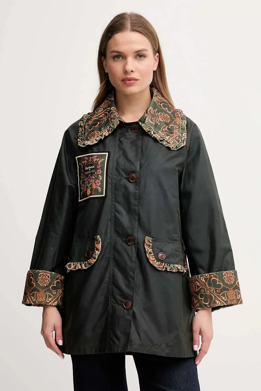 Barbour Памучно яке x Farm Rio
