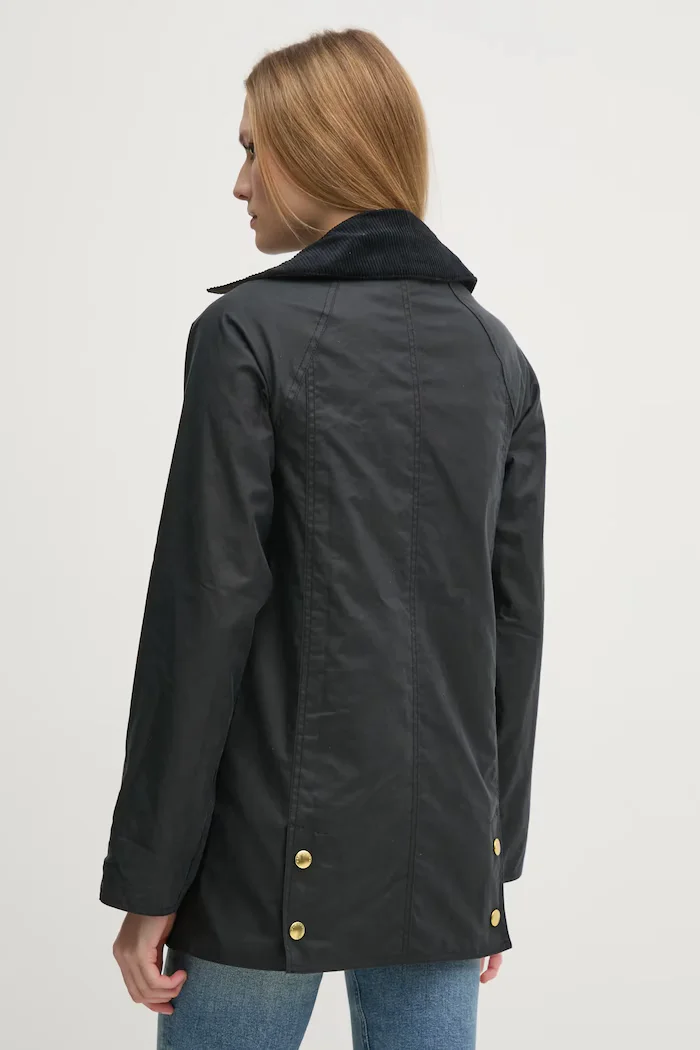 Barbour парка дамска с памук BEADNELL тъмносиня LWX1402