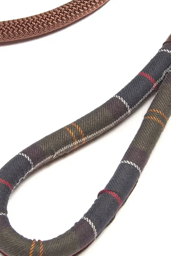 Barbour Повод за куче Tartan Trimmed в кафяво
