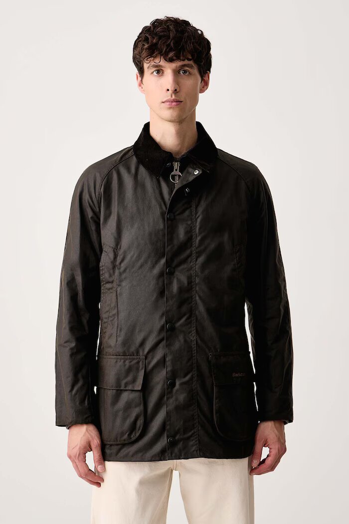 Barbour преходно яке мъжко от памук Bristol зелено MWX0086