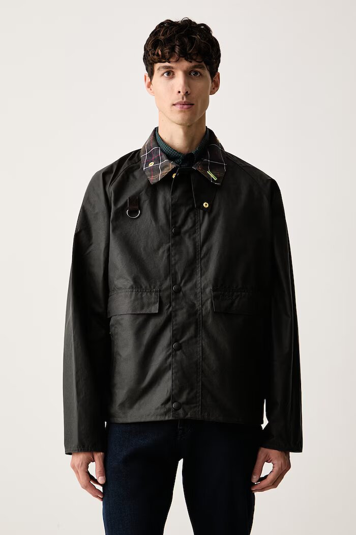 Barbour преходно яке мъжко зелено MWX2584