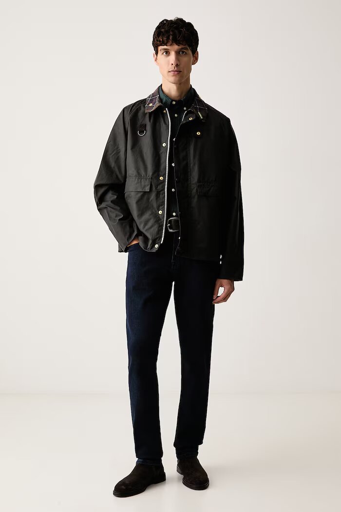 Barbour преходно яке мъжко зелено MWX2584