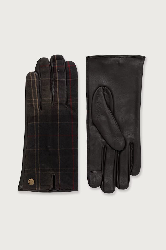 Barbour ръкавици дамски зелени LGL0149