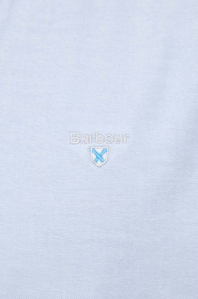 Barbour риза мъжка от памук OXTOWN синя MSH5301