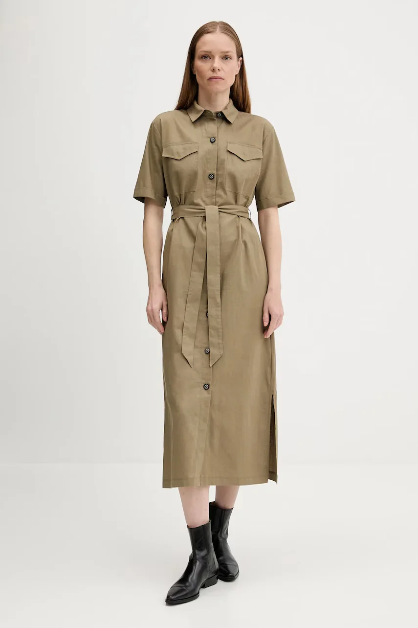 Barbour Рокля с лен NICOLE