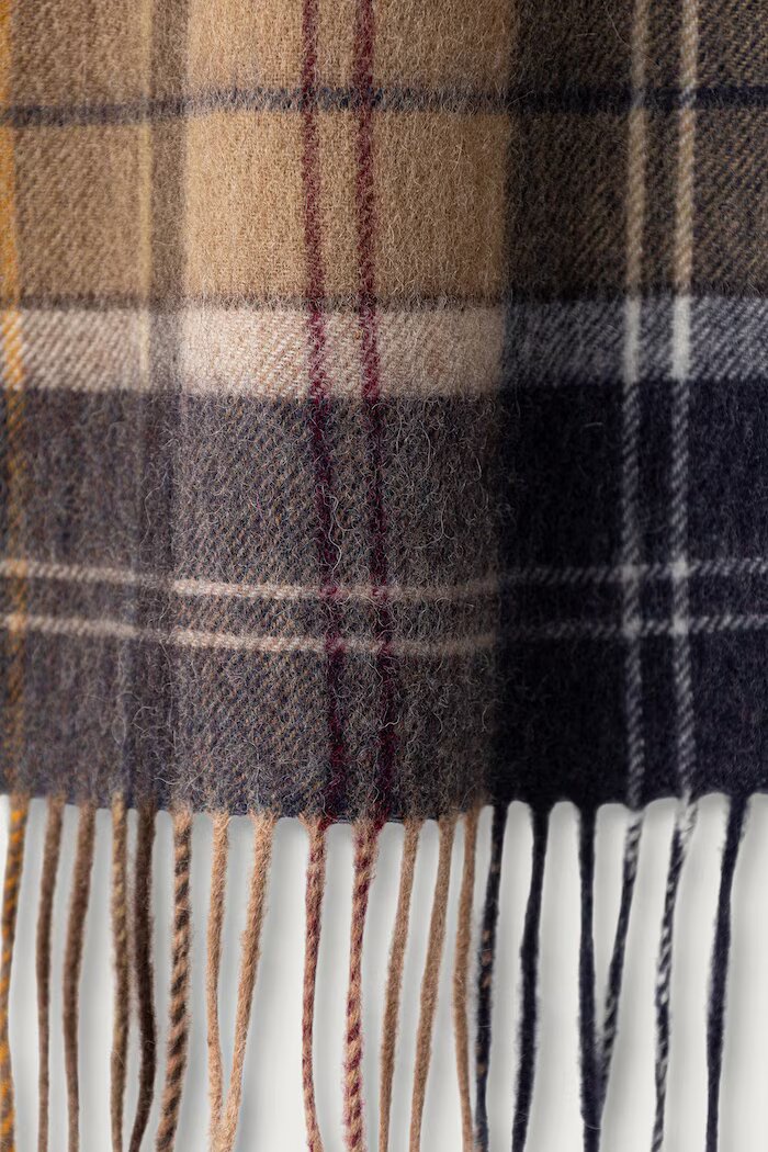 Barbour шал дамски от вълна многоцветен LSC0477