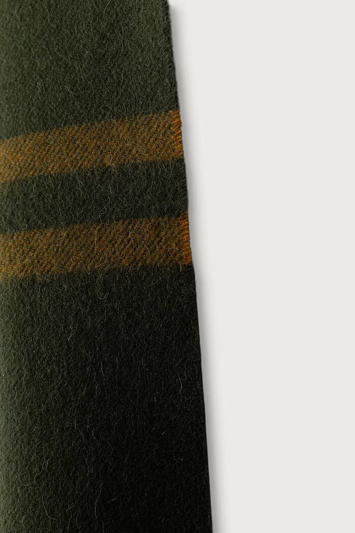 Barbour шал дамски от вълна Rosefield зелен LSC0354
