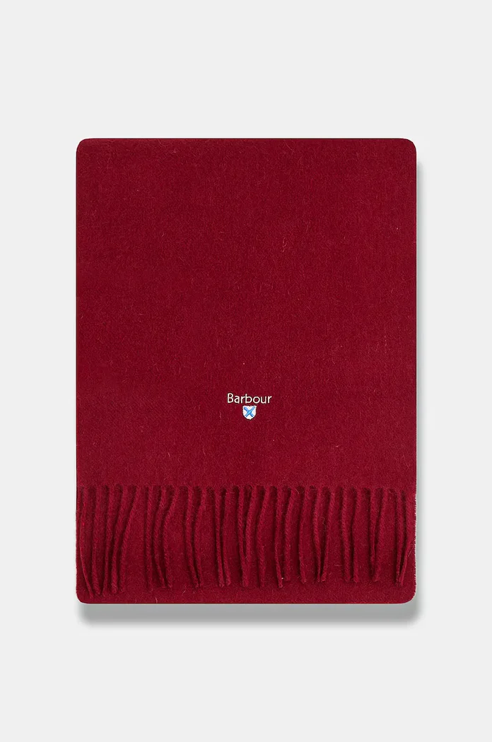 Barbour шал от вълна червен USC0008
