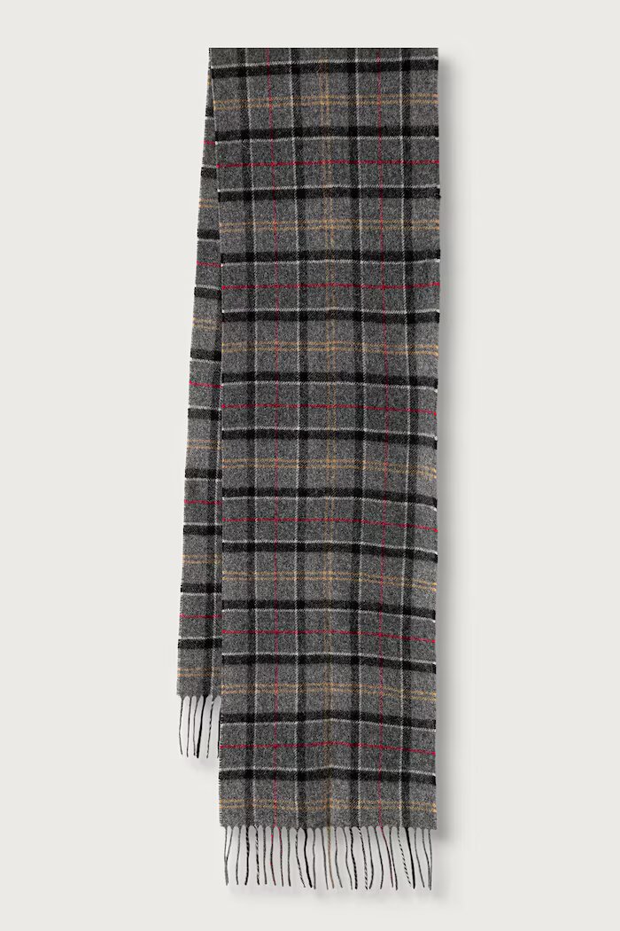Barbour шал от вълна сив USC0001