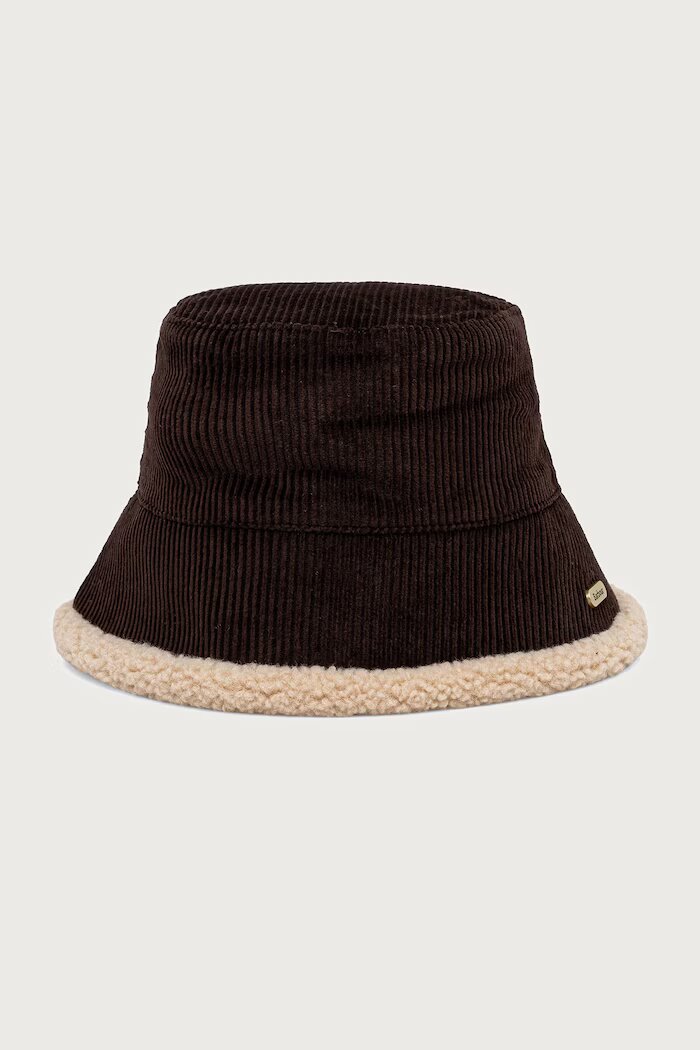 Barbour шапка идиотка дамска от памучна материя кафява LHA0660