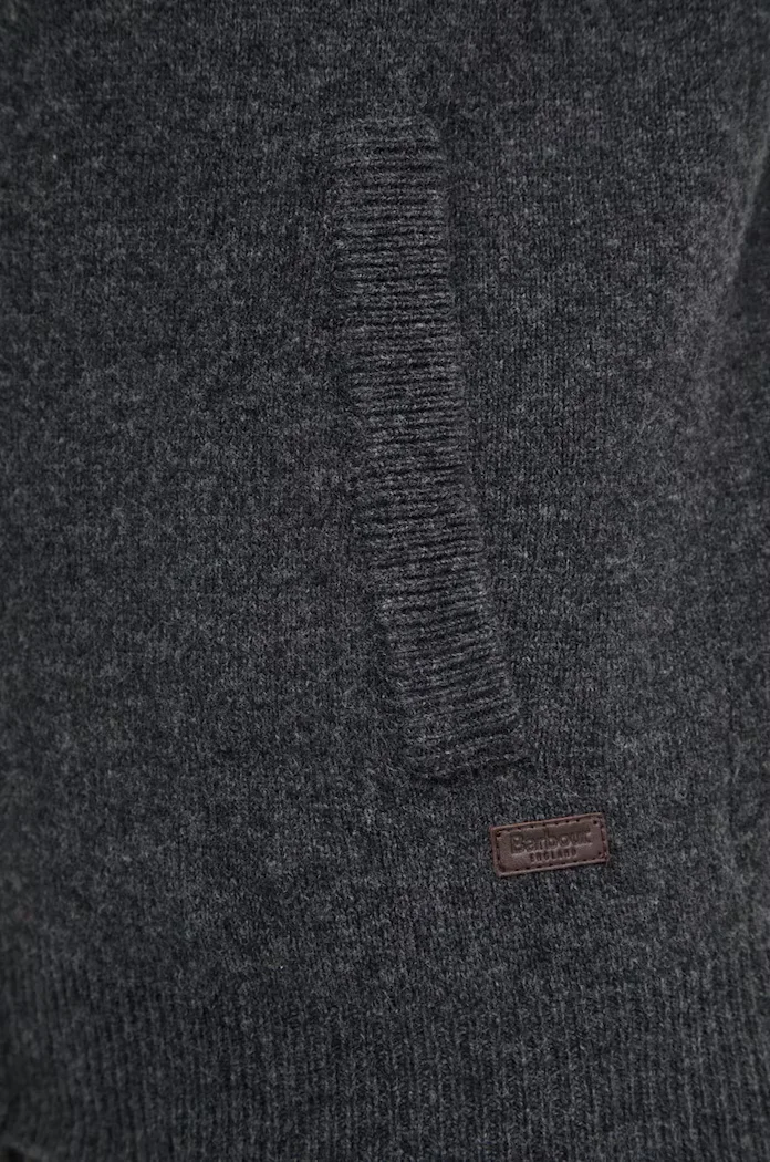 Barbour Вълнена жилетка в сиво
