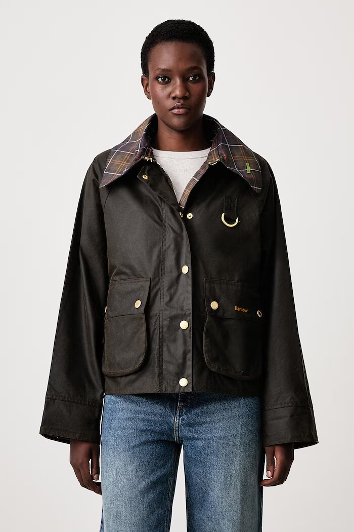 Barbour яке дамско от восък зелено LWX1581