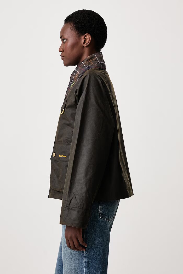 Barbour яке дамско от восък зелено LWX1581