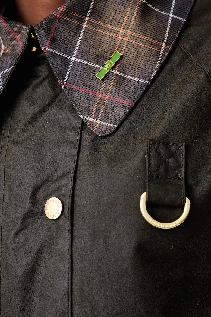 Barbour яке дамско от восък зелено LWX1581
