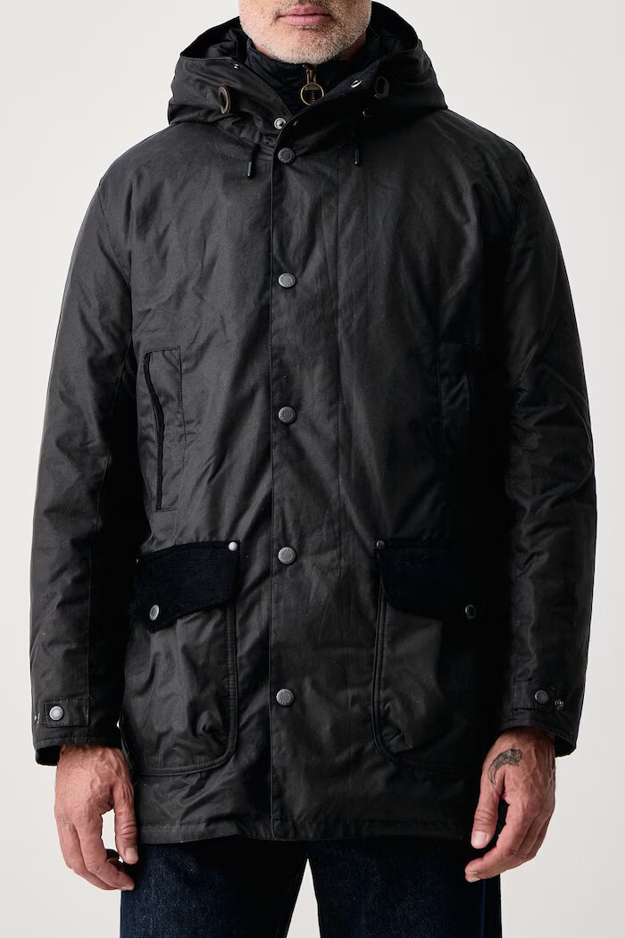 Barbour яке мъжко от памук Beaufort тъмносиньо MWX2582