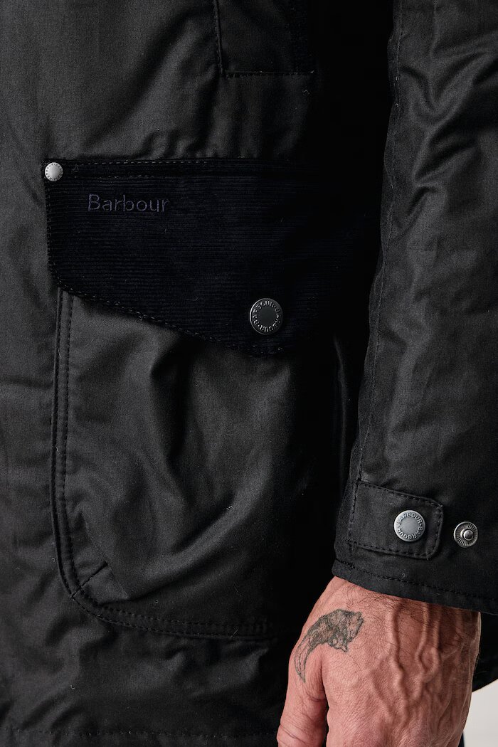 Barbour яке мъжко от памук Beaufort тъмносиньо MWX2582