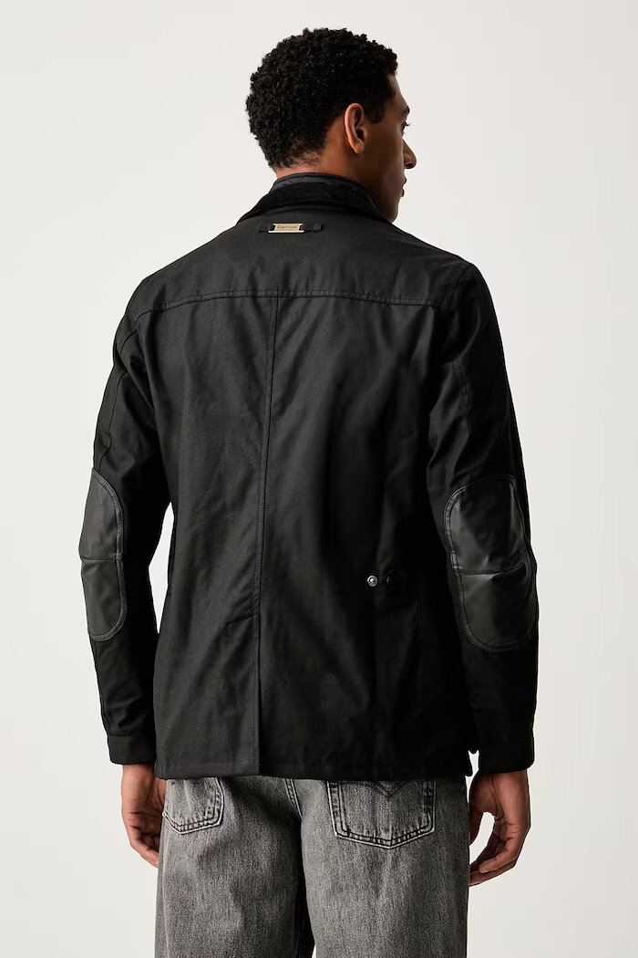 Barbour яке мъжко от памук Ogston черно MWX0700