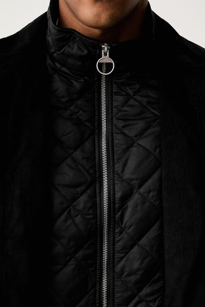 Barbour яке мъжко от памук Ogston черно MWX0700