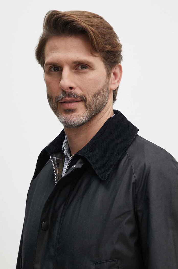 Barbour яке мъжко от восък Ashby Wax Jacket черно MWX0339