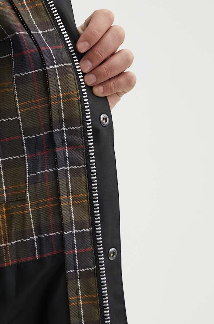 Barbour яке мъжко от восък Ashby Wax Jacket черно MWX0339