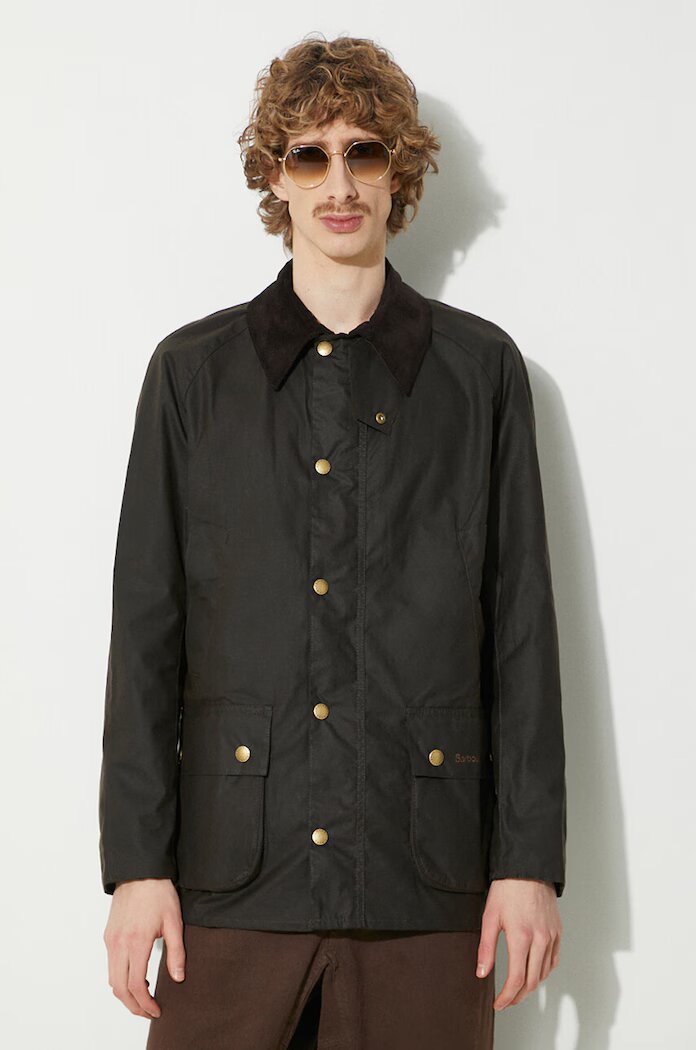 Barbour яке мъжко от восък Ashby Wax Jacket зелено MWX0339