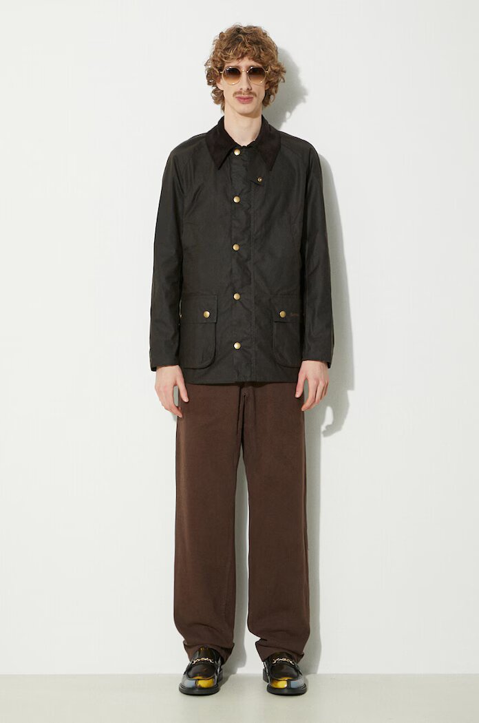 Barbour яке мъжко от восък Ashby Wax Jacket зелено MWX0339