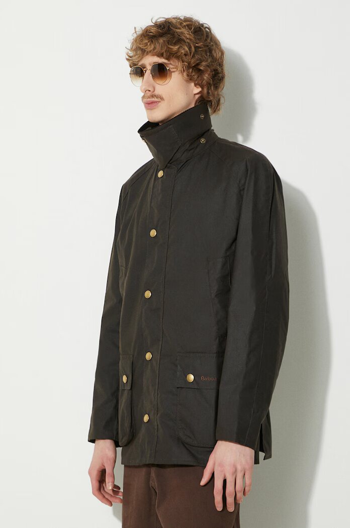 Barbour яке мъжко от восък Ashby Wax Jacket зелено MWX0339