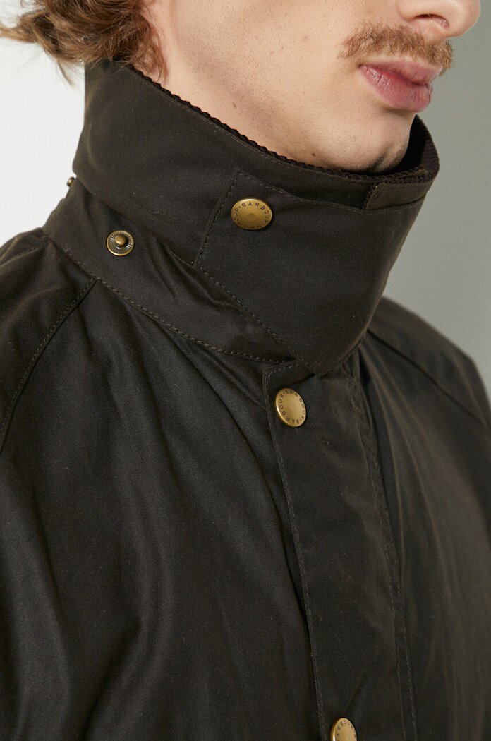 Barbour яке мъжко от восък Ashby Wax Jacket зелено MWX0339