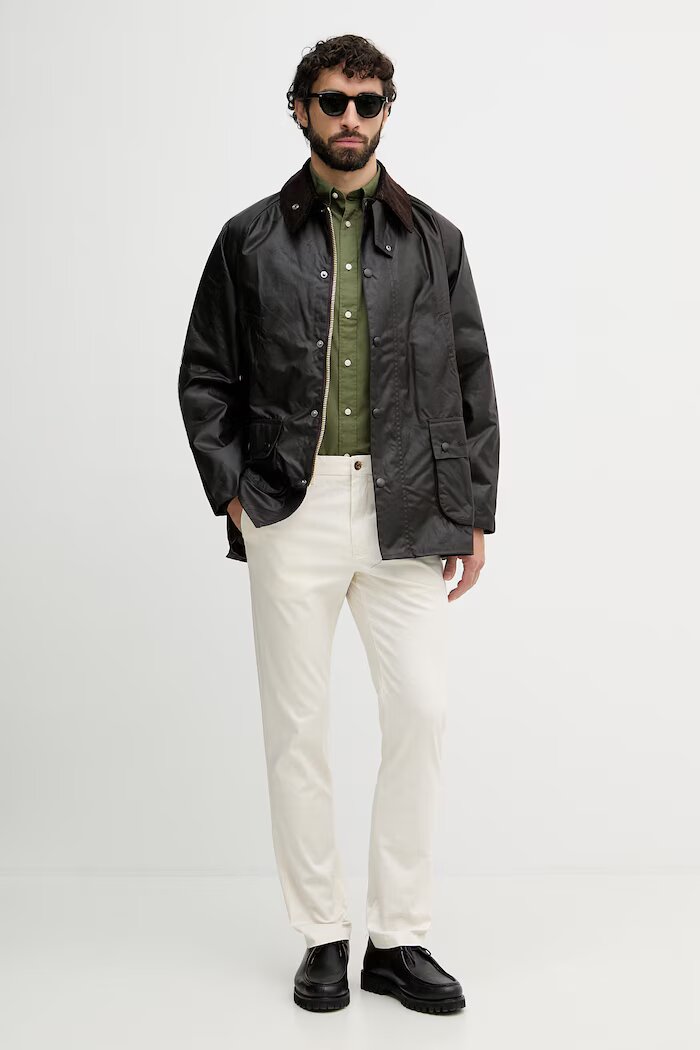 Barbour Яке в кафяво преходен модел