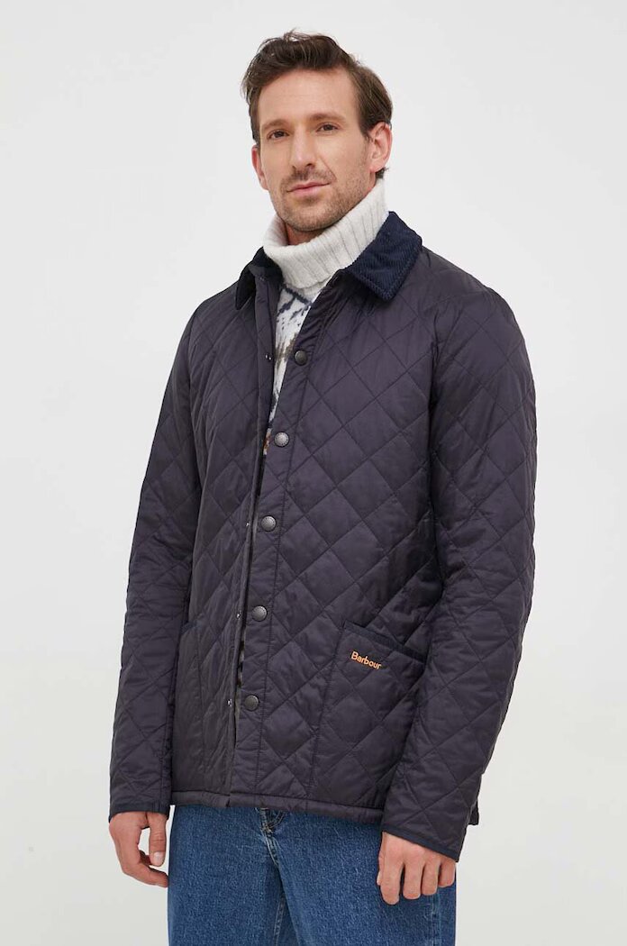 Barbour Яке в тъмносиньо преходен модел