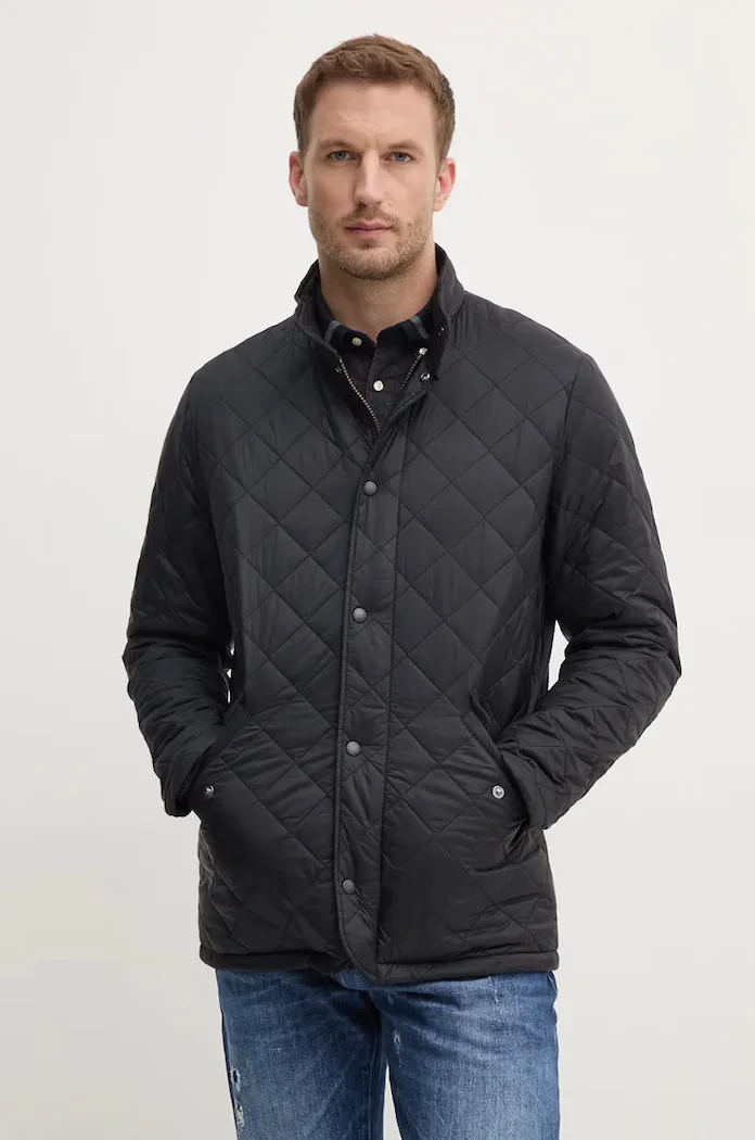 Barbour Яке в тъмносиньо преходен модел