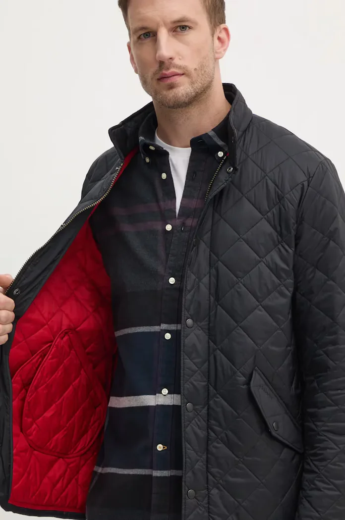 Barbour Яке в тъмносиньо преходен модел