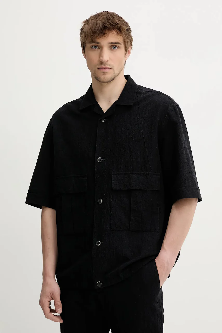 BARENA VENEZIA Риза с лен Camicia Mola