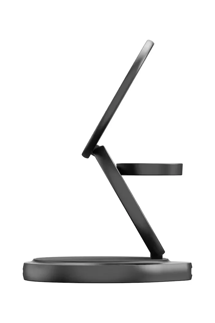 bazic Индуктивно зарядно 15W Fast Charging MagSafe в сиво GM-GYRE360-GUN