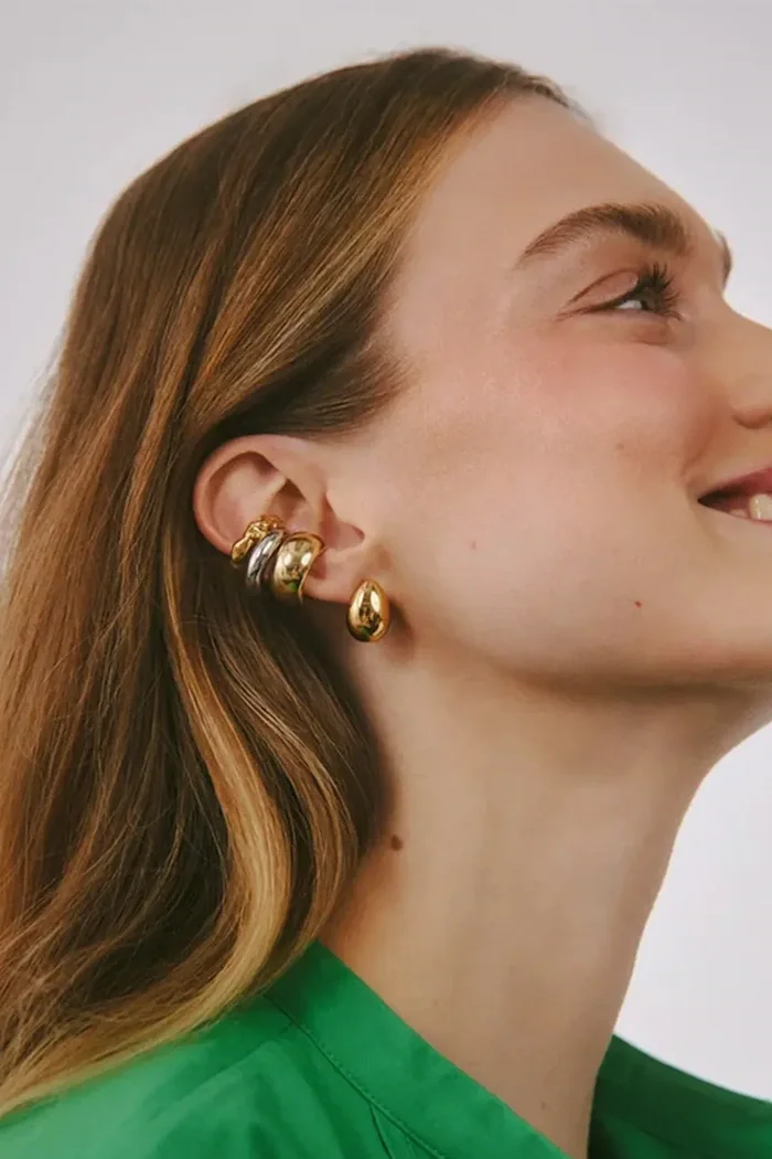berries обица дамска от сребро Basic Silver Ear Cuff NEP030S