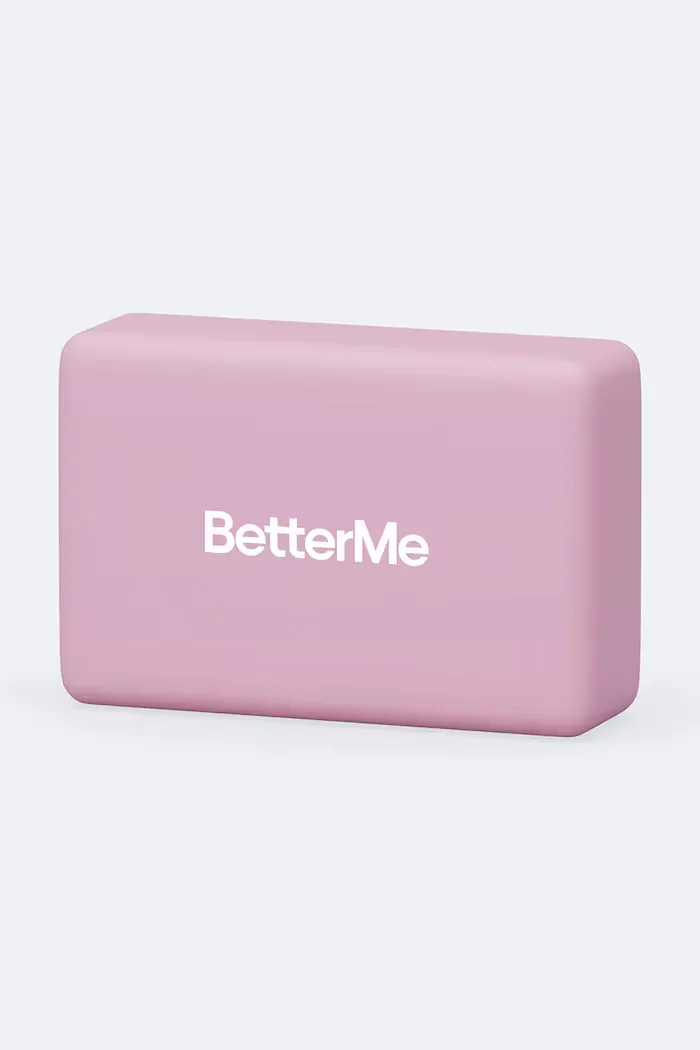betterme Йога блок Soft Yoga розов YGB00001