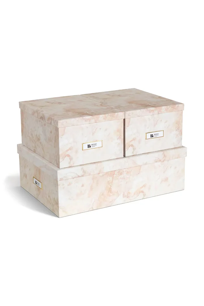 Bigso Box of Sweden Комплект кутии за съхранение (3 броя) в бежово
