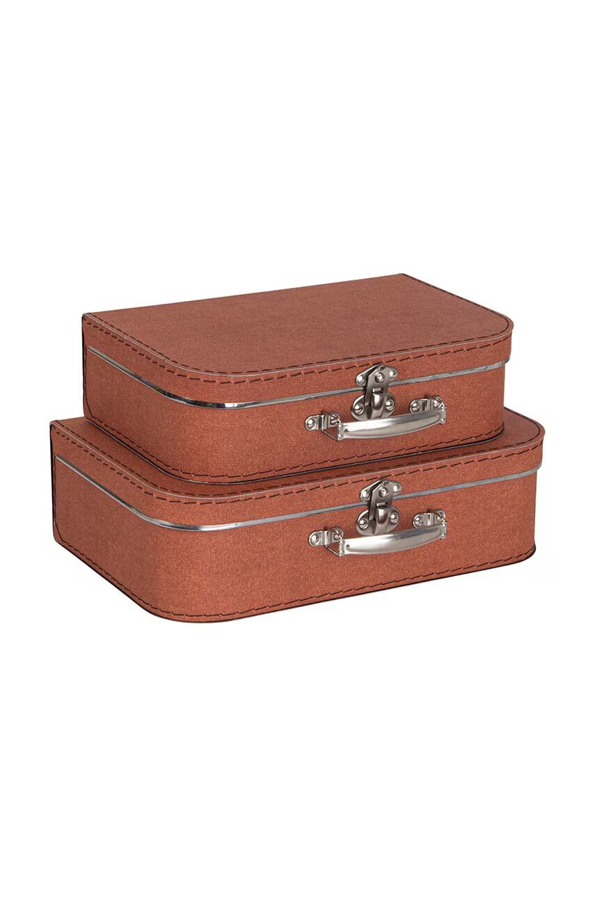 Bigso Box of Sweden Комплект кутии за съхранение Children Suitcase (2 броя)